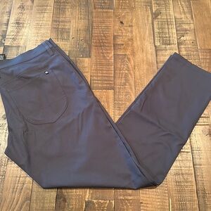 Travis Mathew Open To Close Charcoal Golf Pants 33 Grey Like New